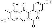 structure of CAS# 137787-00-9, Boeravinone E;3,6,9,11-Tetrahydroxy-10-methyl-[1]benzopyrano[3,4-b][1]benzopyran-12(6H)-one