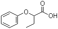 结构式 CAS# 13794-14-4, 2-苯氧基丁酸