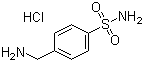 结构式 CAS# 138-37-4, 盐酸磺胺米隆; 氨苄磺胺盐酸盐; 4-氨甲基苯磺酰胺盐酸盐; 对氨甲基苯磺酰胺盐酸盐