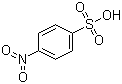 structure of CAS# 138-42-1, 4-Nitrobenzenesulfonic acid;p-Nitrobenzenesulfonic acid