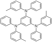 structure of CAS# 138143-23-4, 1,3,5-Tris(3-methylphenylphenylamino)benzene;N,N',N''-Tris(3-methylphenyl)-N,N',N''-triphenyl-1,3,5-benzenetriamine