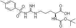 N-Boc-N'-tosyl-L-arginine molecular structure (CAS 13836-37-8)