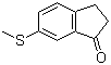 结构式 CAS# 138485-82-2, 6-(甲硫基)-1-茚满酮