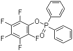结构式 CAS# 138687-69-1, 五氟苯基二苯基膦酸酯