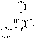 结构式 CAS# 138722-71-1, 6,7-二氢-2,4-二苯基-5H-环戊二烯并嘧啶