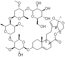白薇甙 B分子结构 (CAS 138797-24-7)