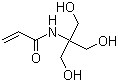 N-[三(羟甲基)甲基]丙烯酰胺分子结构 (CAS 13880-05-2)