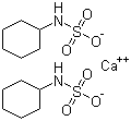 structure of CAS# 139-06-0, Calcium bis(cyclohexylsulphamate);Calcium cyclamate