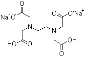 乙二胺四乙酸二钠分子结构 (CAS 139-33-3)