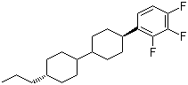 结构式 CAS# 139056-62-5, 1,2,3-三氟-4-[(反式,反式)-4'-丙基[1,1'-二环己基]-4-基]苯