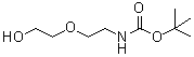structure of CAS# 139115-91-6, [2-(2-Hydroxy-ethoxy)-ethyl]-carbamic acid tert-butyl ester;tert-Butyl [2-(2-hydroxyethoxy)ethyl]carbamate