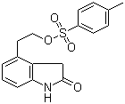结构式 CAS# 139122-20-6, 4-(2-羟乙基)氧化吲哚对甲苯磺酸酯