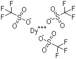structure of CAS# 139177-62-1, Dysprosium trifluoromethanesulfonate