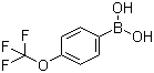 structure of CAS# 139301-27-2, 4-Trifluoromethoxyphenylboronic acid;4-(Trifluoromethoxy)benzeneboronic acid