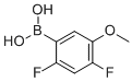 B-(2,4-difluoro-5-methoxyphenyl)-Boronic acid molecular structure (CAS 1395417-65-8)