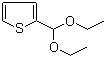 结构式 CAS# 13959-97-2, 2-(二乙氧基)甲基噻吩; 噻吩-2-甲醛缩二乙醇
