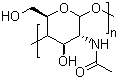 structure of CAS# 1398-61-4, Chitin;beta-(1,4)-2-Acetamido-2-deoxy-D-glucose