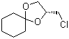 structure of CAS# 139892-53-8, (R)-2-(Chloromethyl)-1,4-dioxaspiro[4.5]decane