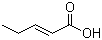 structure of CAS# 13991-37-2, trans-2-Pentenoic acid;(E)-Pent-2-en-1-oic acid