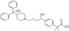 (R)-Fexofenadine molecular structure (CAS 139965-10-9)