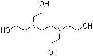 结构式 CAS# 140-07-8, N,N,N',N'-四(2-羟乙基)乙二胺