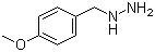 4-甲氧基苄肼分子结构 (CAS 140-69-2)