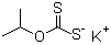 异丙基黄原酸钾分子结构 (CAS 140-92-1)