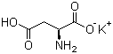 Potassium L-aspartate molecular structure (CAS 14007-45-5)