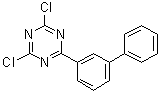 结构式 CAS# 1402225-89-1, 2-[1,1'-联苯]-3-基-4,6-二氯-1,3,5-三嗪