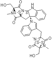 Chetomin molecular structure (CAS 1403-36-7)