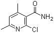 structure of CAS# 140413-44-1, 2-Chloro-4,6-dimethylnicotinamide;2-Chloro-4,6-dimethylpyridine-3-carboxamide