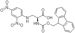 N-Fmoc-N'-(2,4-dinitrophenyl)-L-2,3-diaminopropionic acid molecular structure (CAS 140430-54-2)