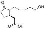 structure of CAS# 140631-27-2, 12-Hydroxyjasmonic acid