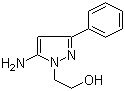 结构式 CAS# 14085-42-8, 2-(5-氨基-3-苯基-1H-吡唑-1-基)乙醇