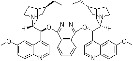 结构式 CAS# 140853-10-7, 氢化奎尼定 1,4-(2,3-二氮杂萘)二醚