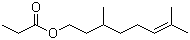 Citronellyl propionate molecular structure (CAS 141-14-0)