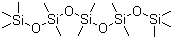 structure of CAS# 141-63-9, Dodecamethylpentasiloxane;DC 200 Fluid 2; KF 96L2CS