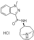 N-Demethyl-endo-granisetron hydrochloride molecular structure (CAS 141136-01-8)