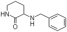 结构式 CAS# 141136-42-7, 3-[(苯基甲基)氨基]-2-哌啶酮