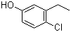 structure of CAS# 14143-32-9, 4-Chloro-3-ethylphenol