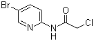structure of CAS# 141454-61-7, N-(5-Bromopyridin-2-yl)-2-chloroacetamide