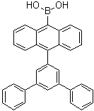 结构式 CAS# 1415334-59-6, (10-[1,1':3',1''-三联苯]-5'-基-9-蒽基)硼酸