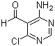 structure of CAS# 14160-93-1, 4-Amino-6-chloropyrimidine-5-carboxaldehyde