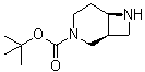 structure of CAS# 1417789-49-1, (1S,6R)-3,7-Diazabicyclo[4.2.0]octane-3-carboxylic acid 1,1-dimethylethyl ester