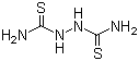 结构式 CAS# 142-46-1, 2,5-二硫代联二脲; 双硫脲; 1,2-二(氨基硫代甲酰)肼