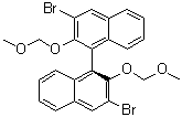 (S)-3,3'-Dibromo-2,2'-bis(methoxymethoxy)-1,1'-binaphthalene molecular structure (CAS 142010-87-5)