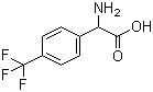 4-(三氟甲基)-DL-苯甘氨酸分子结构 (CAS 142012-65-5)