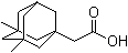 3,5-Dimethyl-1-adamantaneacetic acid molecular structure (CAS 14202-14-3)