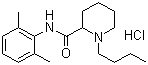 Bupivacaine hydrochloride molecular structure (CAS 14252-80-3)