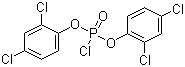 结构式 CAS# 14254-41-2, 氯代磷酸双(2,4-二氯苯基)酯